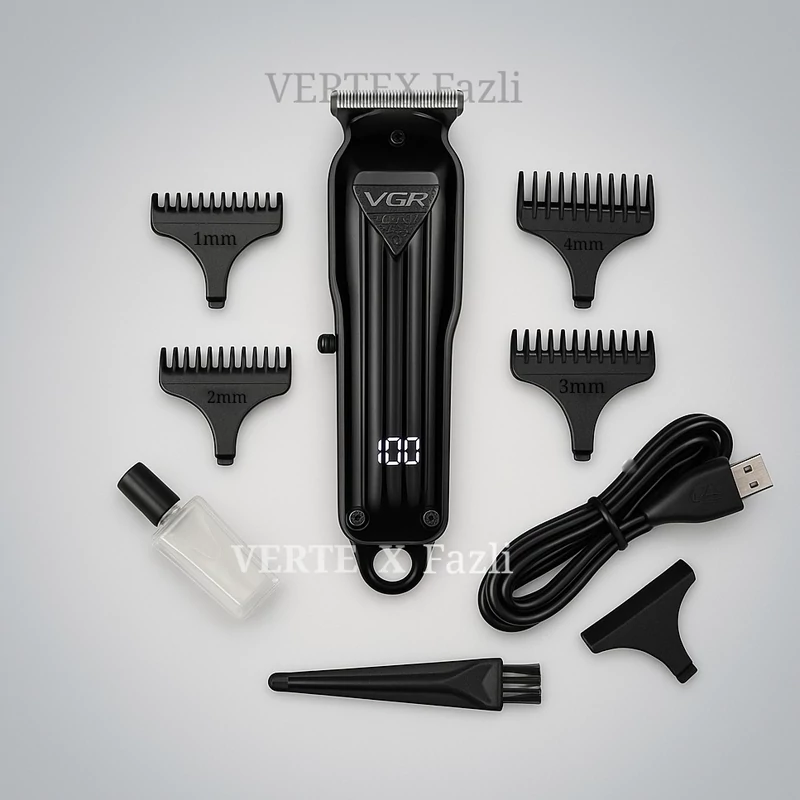ریش تراش وی جی آر اصلی با ، ماشین اصلاح صفر زن