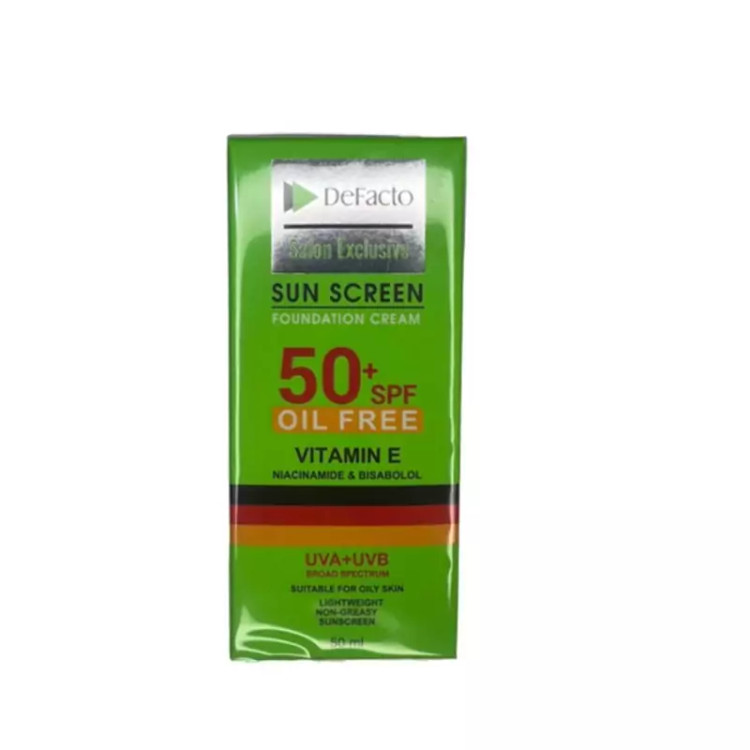 کرم ضد آفتاب دیفکتو SPF 50 (رنگی جدید) شماره 02 پوست چرب