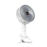 پنکه شارژی مدل Circulation Clamp Fan ظرفیت 1200 میلی آمپر ساعت