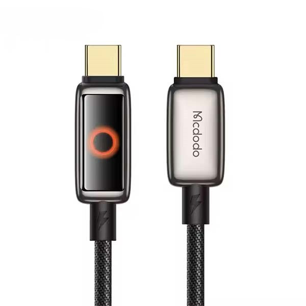 کابل USB-C مک دودو مدل 100W Halo Breathing Light CA-668 طول 1.2 متر