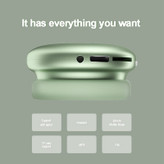 هدفون بلوتوثی مدل Airpods Max P9 بدون نویز کنسلینگ، درگاه شارژ USB Type-C، دارای میکروفون با کیفیت 105 دسیبل، مقاوم در برابر رطوبت و عرق