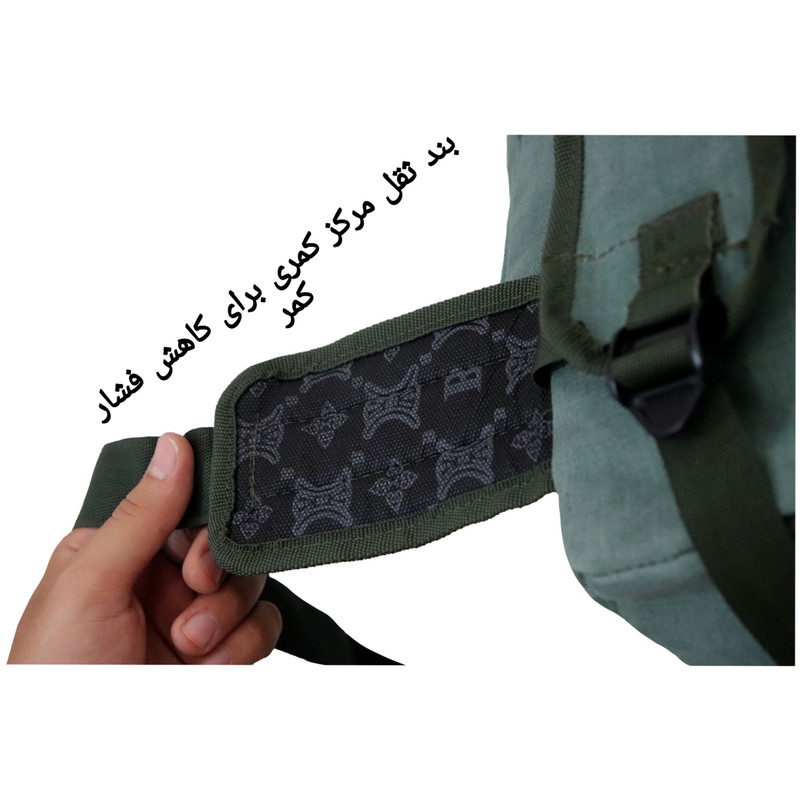 کوله پشتی کوهنوردی 65 لیتری مدل Army bl