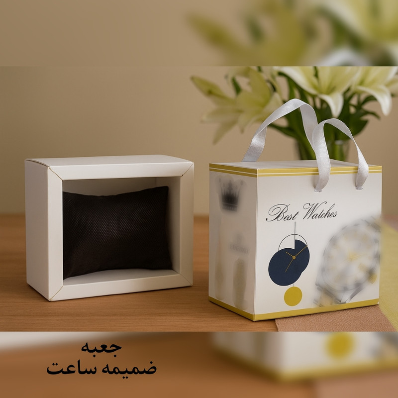 ساعت مچی عقربهای کوارتز مردانه مدل دی دیت تک موتوره بند استیل قفل مخفی کد P001