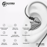 هندزفری ایفورج مدل MA-104 بدون قابلیت نویز کنسلینگ، اتصال از طریق جک 3.5 میلیمتری، دارای میکروفون داخلی روی کابل، مقاوم در برابر رطوبت و عرق