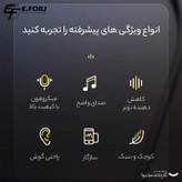 هندزفری ایفورج مدل MA-104 بدون قابلیت نویز کنسلینگ، اتصال از طریق جک 3.5 میلیمتری، دارای میکروفون داخلی روی کابل، مقاوم در برابر رطوبت و عرق