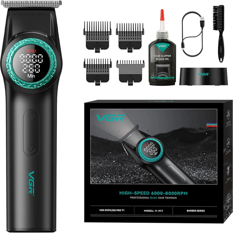 ماشین اصلاح موی سر و صورت وی جی ار مدل v-977