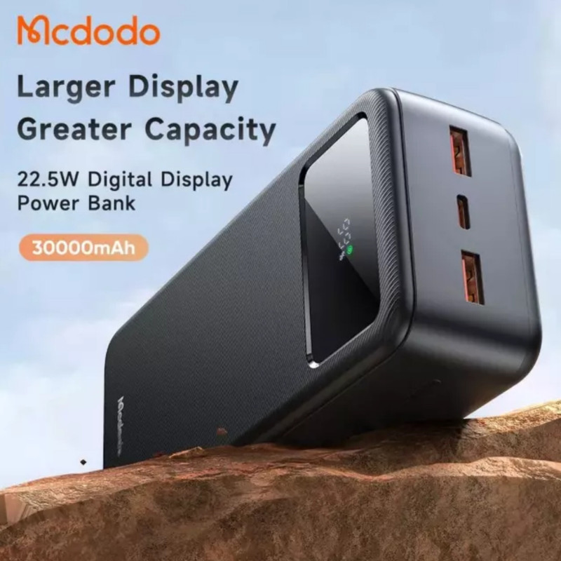 پاوربانک مک دودو مدل mc-424 ظرفیت 30000 میلی آمپر ساعت
