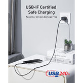 کابل تبدیل USB-C به USB-C انکر مدل A82E2 طول 0.9 متر با توان 240 وات
