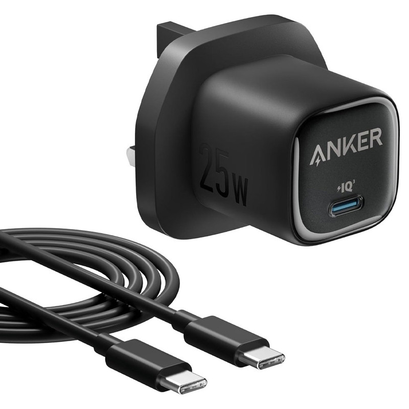 شارژر دیواری 25 وات انکر مدل A2656 به همراه کابل USB-C به طول 1.5 متر