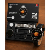 ساعت هوشمند D25 watch 4 pro با 3 بند اضافه و صفحه گرد
