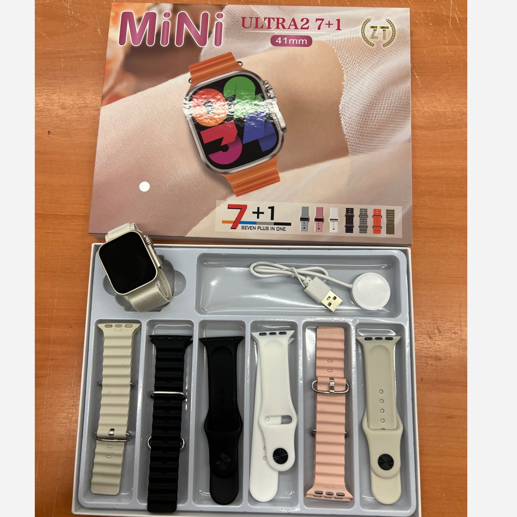 ساعت هوشمند Mini ultra2 (7+1) با 7 بند اضافه