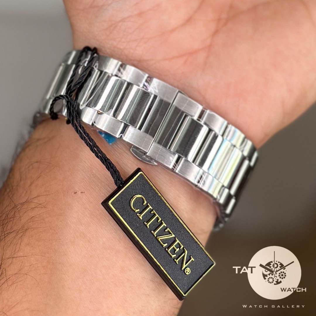 ساعت مردانه سیتیزن موتور ژاپن اصلی 12ماه جعبه ساعت مچی citizen
