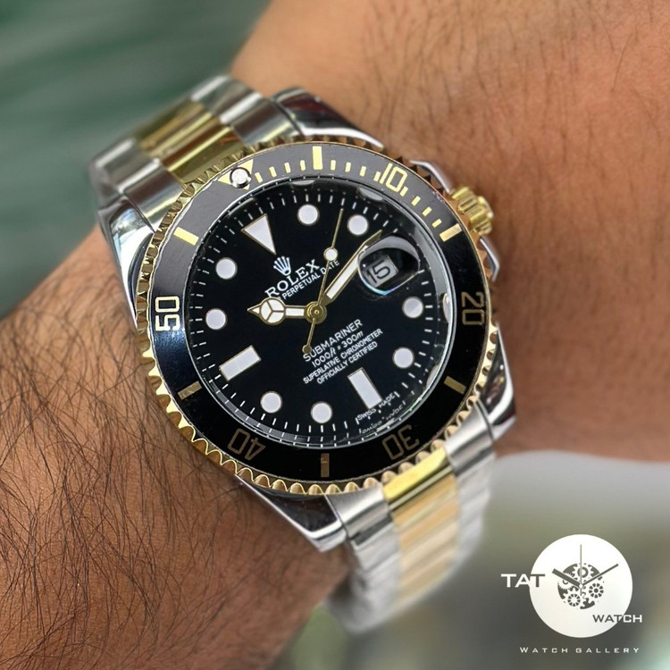 ساعت مردانه رولکس سابمارینر موتور میوتا ژاپن اصلی با 12 ماه جعبه ساعت مچی Rolex