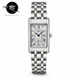 ساعت زنانه لونژین موتور ژاپن زیر ثانیه استیل رنگ ثابت 12ماه جعبه ساعت مچی LONGINES
