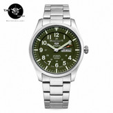 ساعت مردانه سیکو5 موتور آرامگرد بدون صدا دو تقویمه با و جعبه ساعت مچی SEIKO