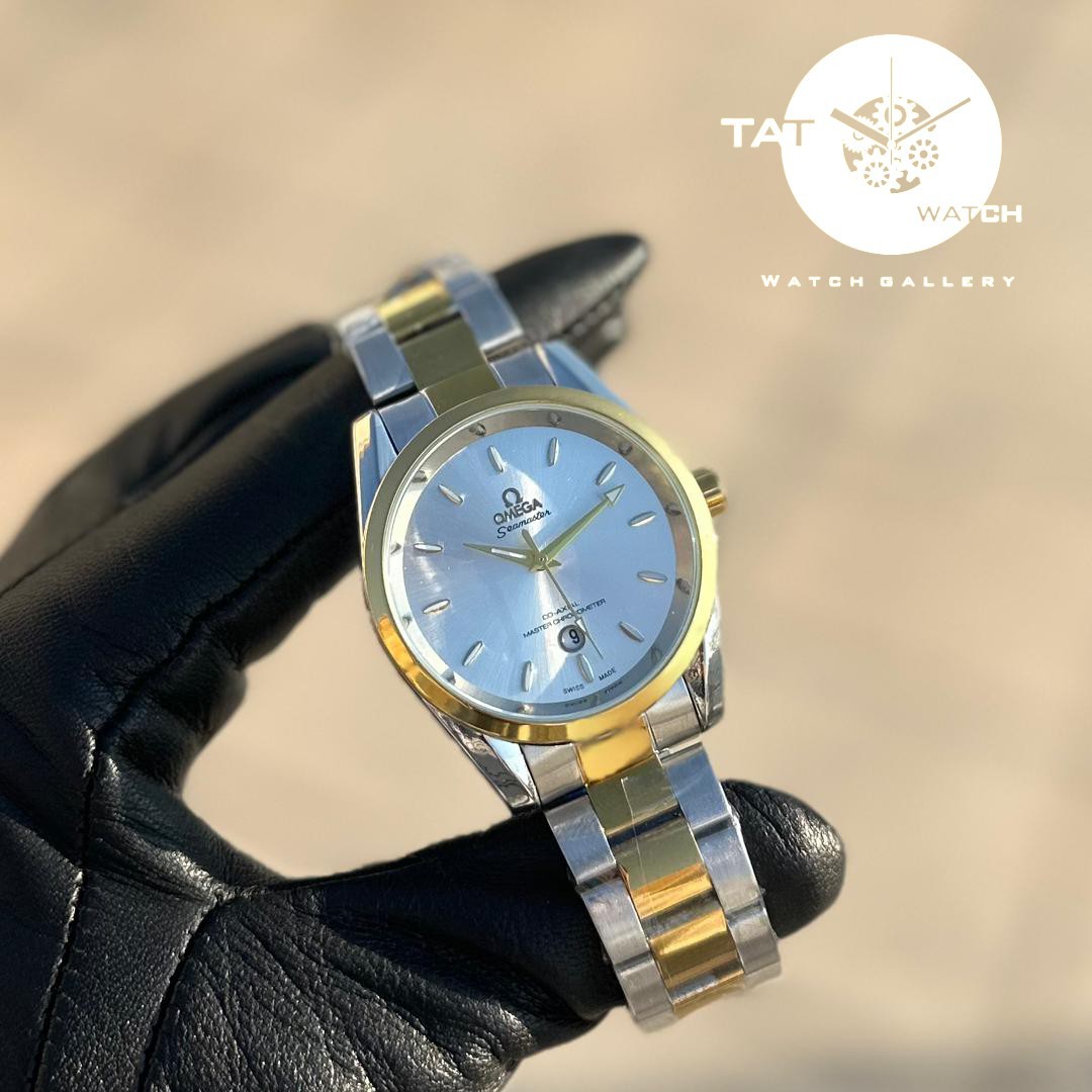 ساعت مردانه امگا سیمستر رنگ ثابت با یکساله omega ساعت مچی