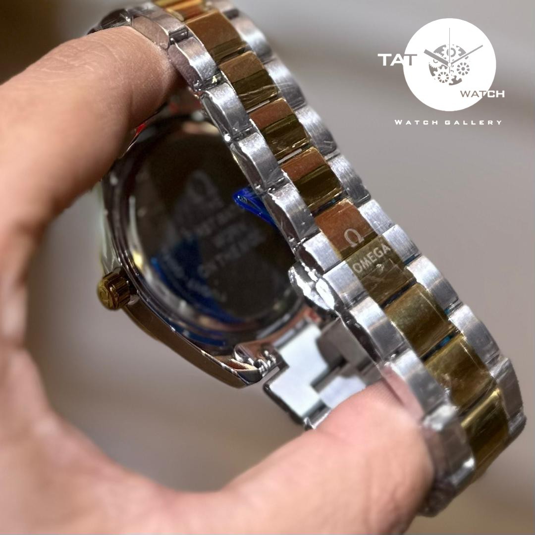 ساعت مردانه امگا سیمستر رنگ ثابت با یکساله omega ساعت مچی
