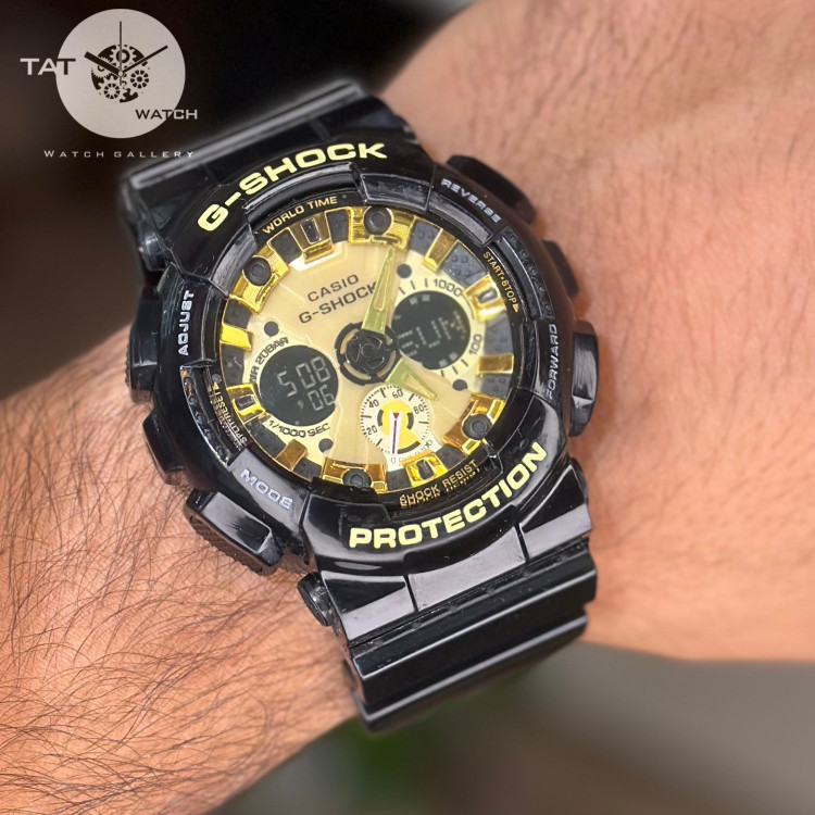 ساعت مردانه جی شاک Ga120 موتور ژاپن دارای باجعبه اصلی کاسیو ساعت مچی G-Shock