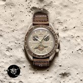 ساعت مردانه زنانه امگا سواچ زحل Saturn سه موتوره کرنو با جعبه ارسال omega swatch ساعت مچی