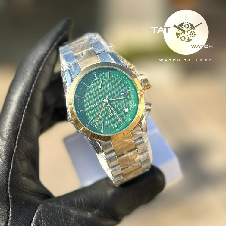 ساعت مچی مردانه تامی سه موتور فعال با یکسال جعبه Tommy