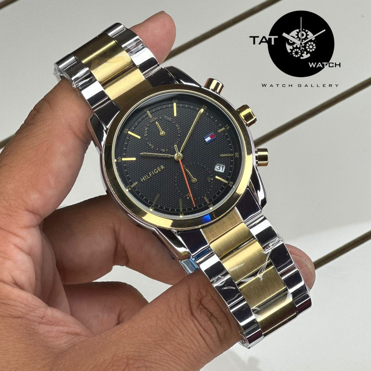 ساعت مچی مردانه تامی سه موتور فعال با یکسال جعبه Tommy