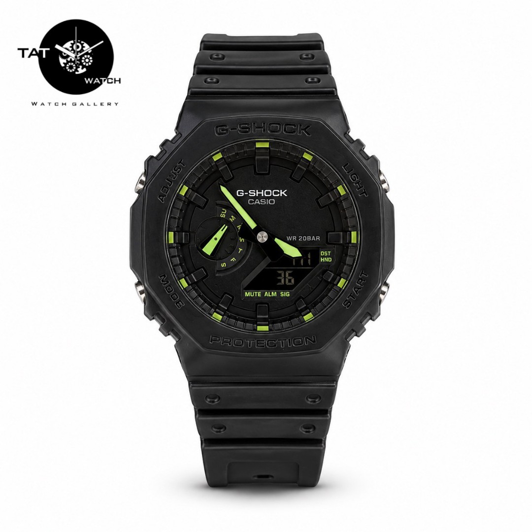 ساعت مردانه زنانه جی شاک Ga2100 موتور ژاپن یکسال جعبه G-Shock کاسیو ساعت مچی