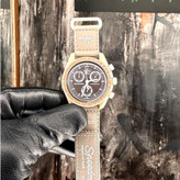 ساعت مردانه زنانه امگا سواچ رنگبندی کامل سه موتور فعال با یکسال و جعبه و omega swatch ساعت مچی