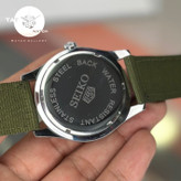 ساعت مردانه سیکو5 خلبانی موتور آرامگرد دو تقویمه با یکساله و جعبه seiko5 ساعت مچی