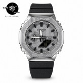 ساعت مردانه جی شاک GM2100 ژاپن قاب فلزی فول آپشن یکسال جعبه اصلی کاسیو G-Shock ساعت مچی جیشاکcasio