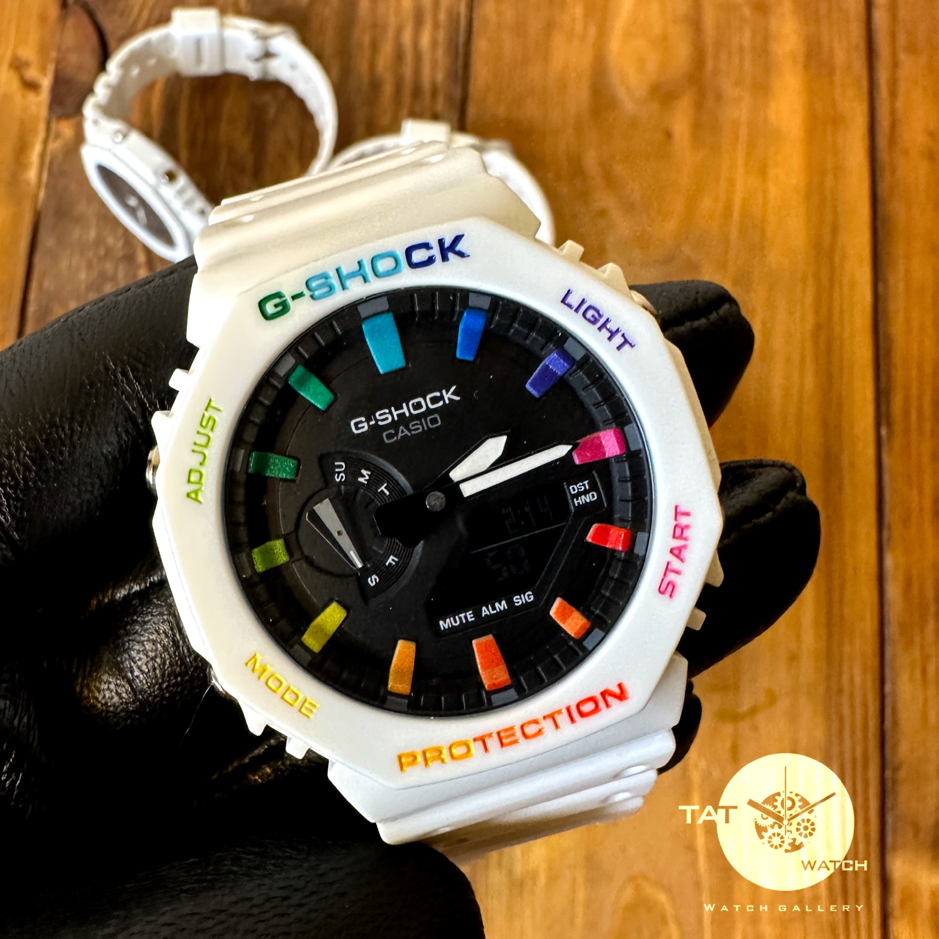 ساعت مردانه زنانه جی شاک Ga2100 یکسال جعبه رنگبندی ساعت مچی G-Shock