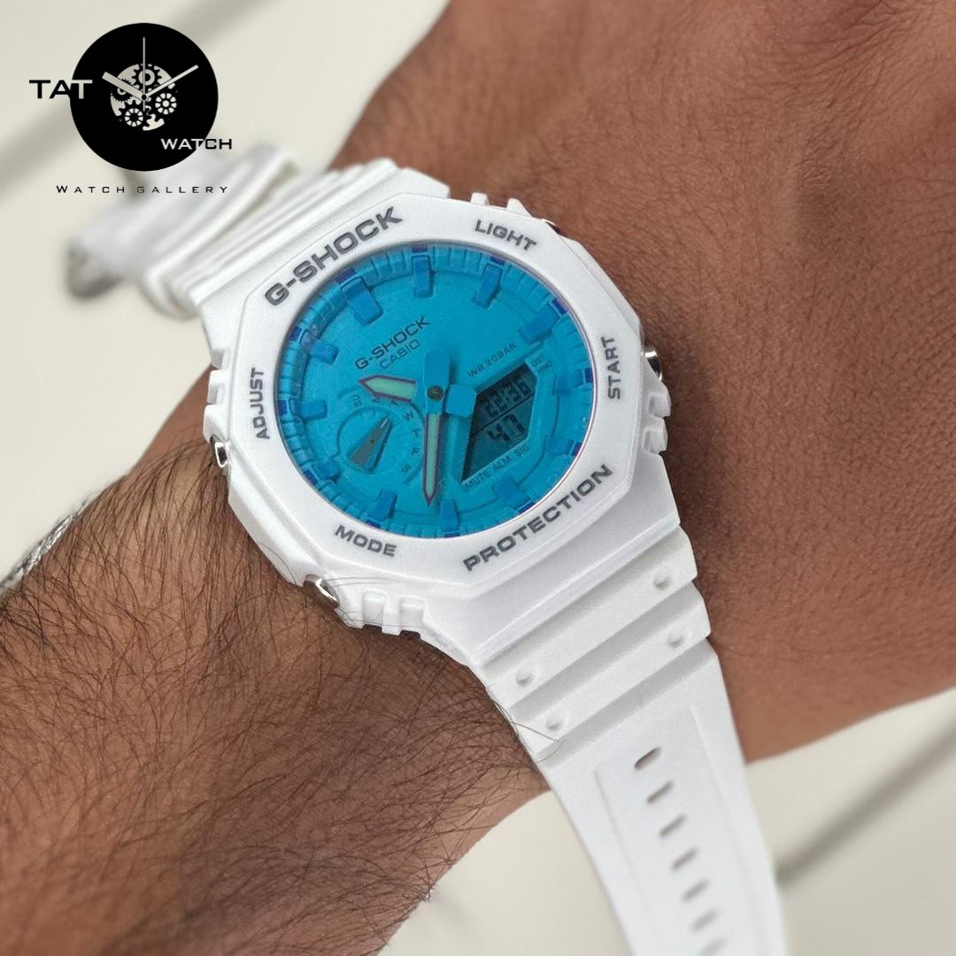 ساعت مردانه زنانه جی شاک Ga2100 یکسال جعبه رنگبندی ساعت مچی G-Shock