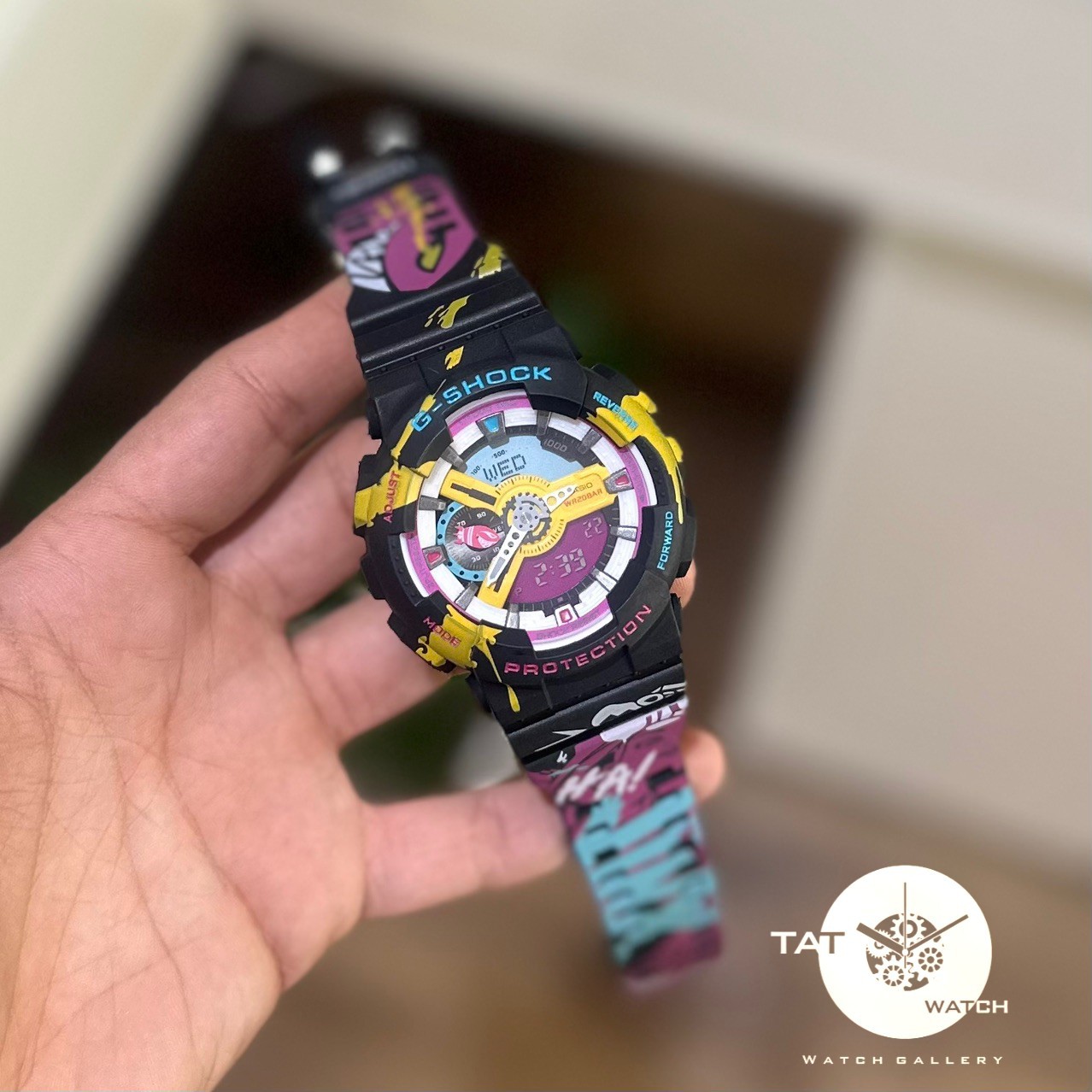 ساعت مردانه جی شاک کاسیو Ga110 مدل بازی لیگ آف لجندز آرکین موتور ژاپنی با ساعت مچی Casio G-Shock