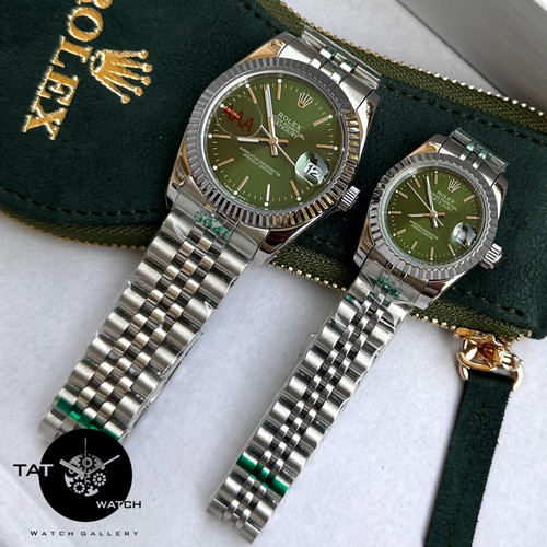 ساعت مردانه زنانه ست رولکس دیت جاست موتور میوتا ژاپن 12 ماه جعبه ساعت مچی rolex