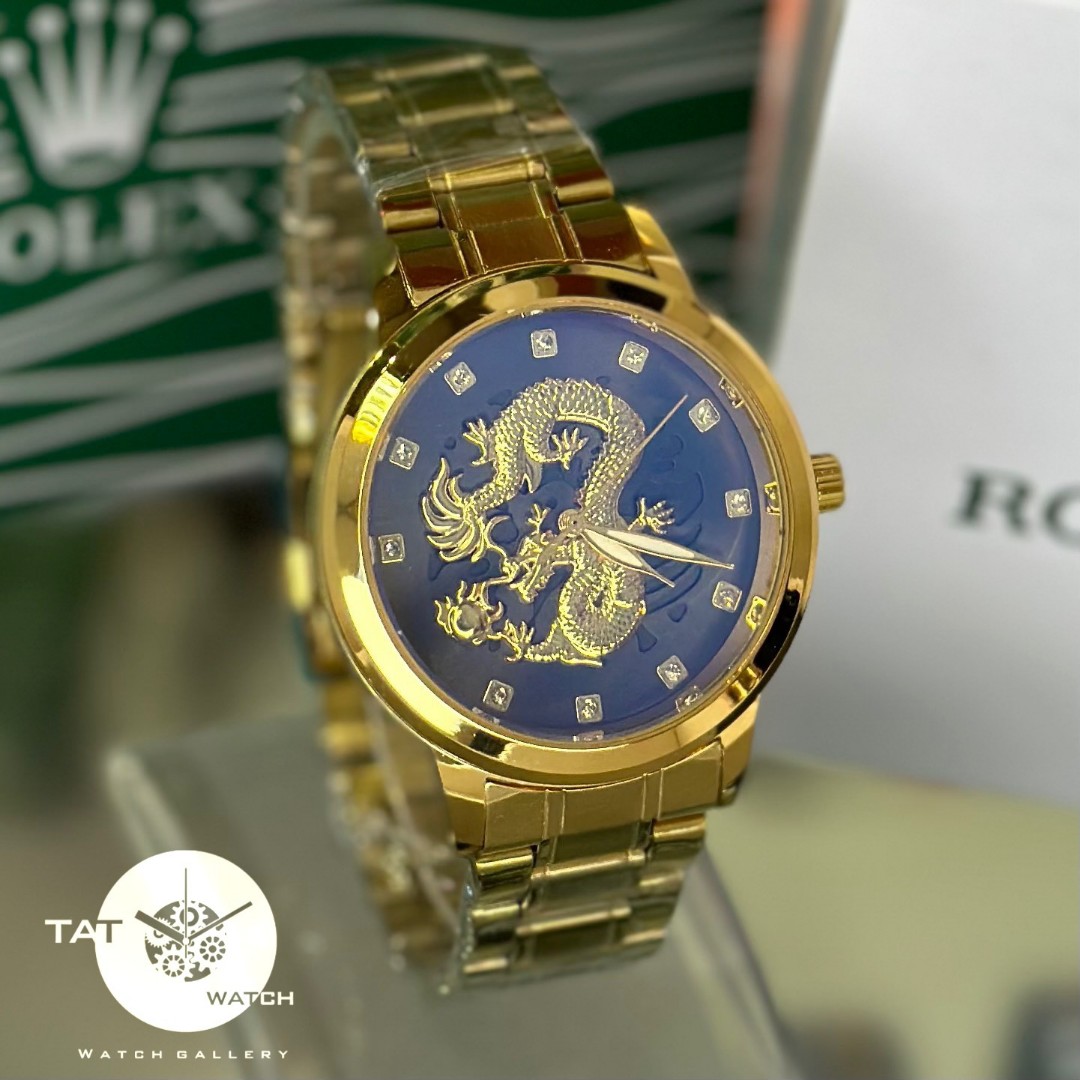 ساعت مردانه رولکس دراگون کیفیت بالا رنگ ثابت با و جعبه ساعت مچی Rolex