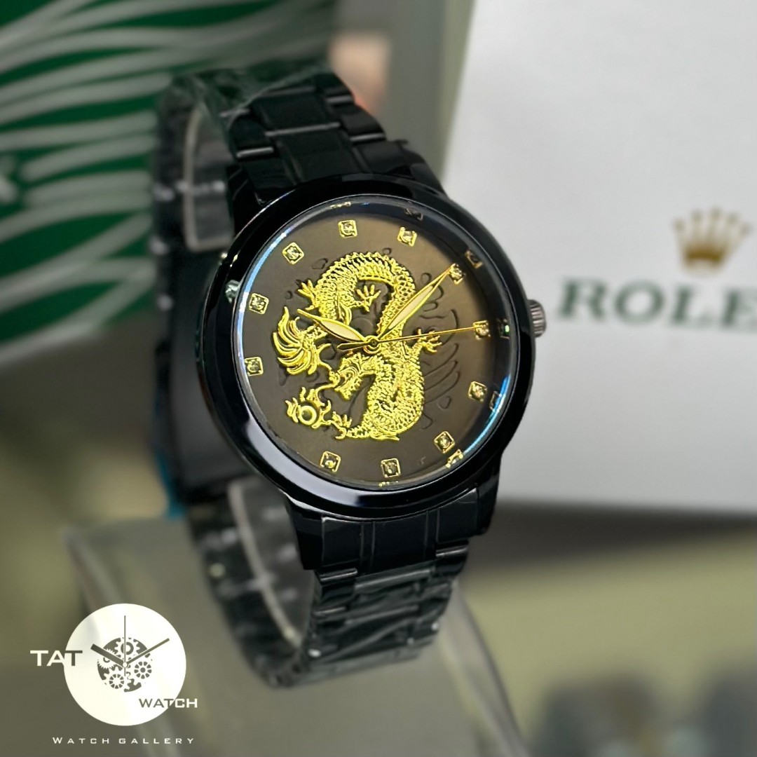 ساعت مردانه رولکس دراگون کیفیت بالا رنگ ثابت با و جعبه ساعت مچی Rolex