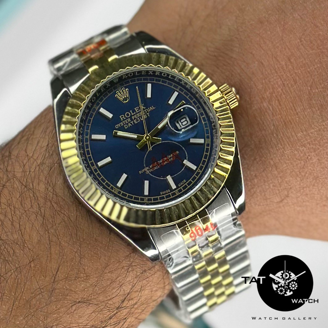 ساعت مردانه زنانه ست رولکس +++A دیت جاست موتور میوتا ژاپن یکسال جعبه ساعت مچی Rolex date just