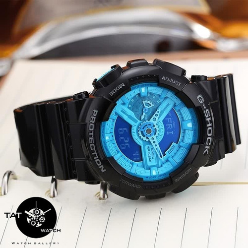 ساعت مچی جی شاک Ga110 ژاپن دوزمانه ساعت جهانی رنگبندی جعبه G-Shock
