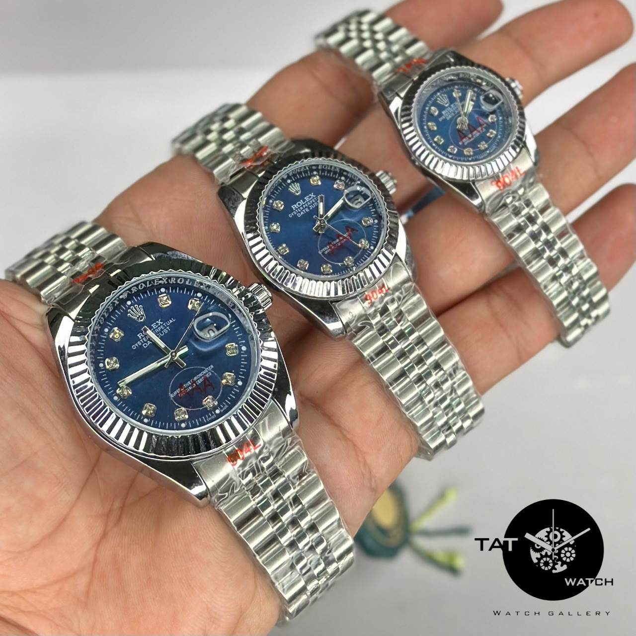ساعت مردانه زنانه ست رولکس +++A دیت جاست موتور میوتا ژاپن یکسال جعبه ساعت مچی Rolex date just