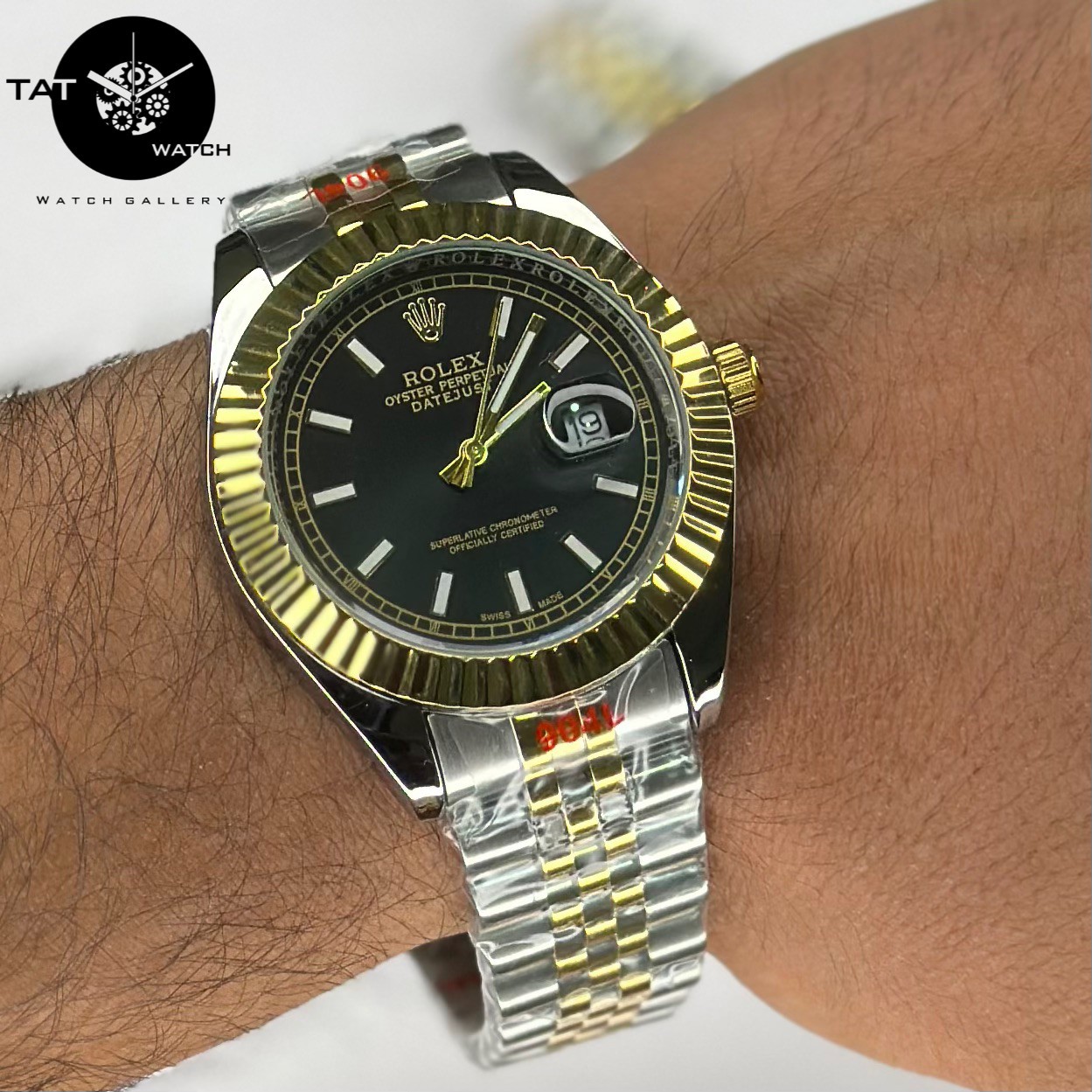 ساعت مردانه زنانه ست رولکس +++A دیت جاست موتور میوتا ژاپن یکسال جعبه ساعت مچی Rolex date just