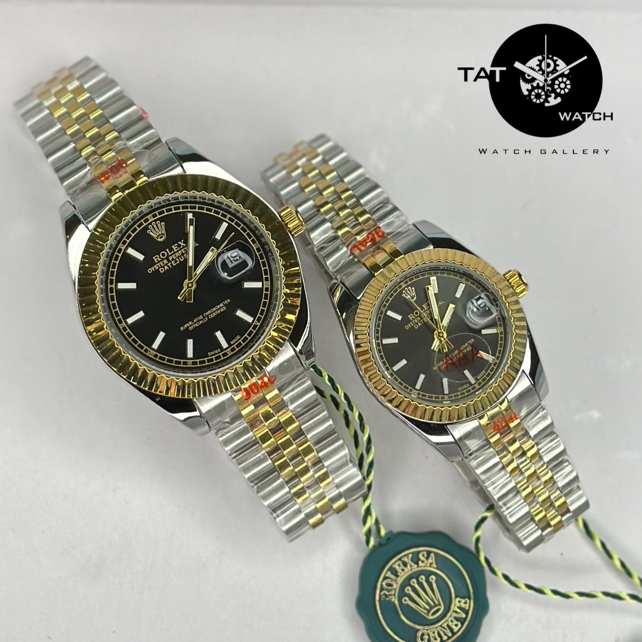 ساعت مردانه زنانه ست رولکس +++A دیت جاست موتور میوتا ژاپن یکسال جعبه ساعت مچی Rolex date just