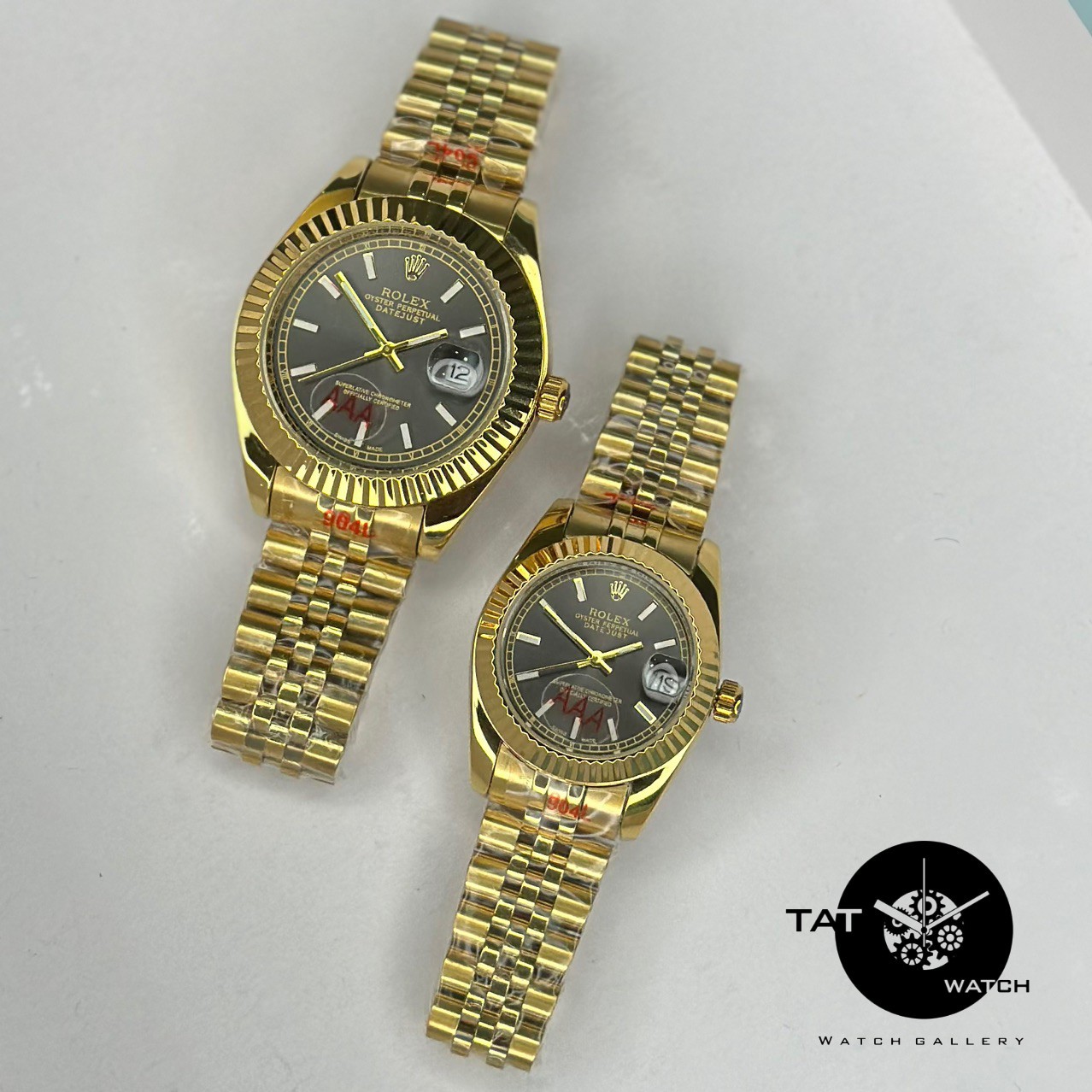 ساعت مردانه زنانه ست رولکس +++A دیت جاست موتور میوتا ژاپن یکسال جعبه ساعت مچی Rolex date just