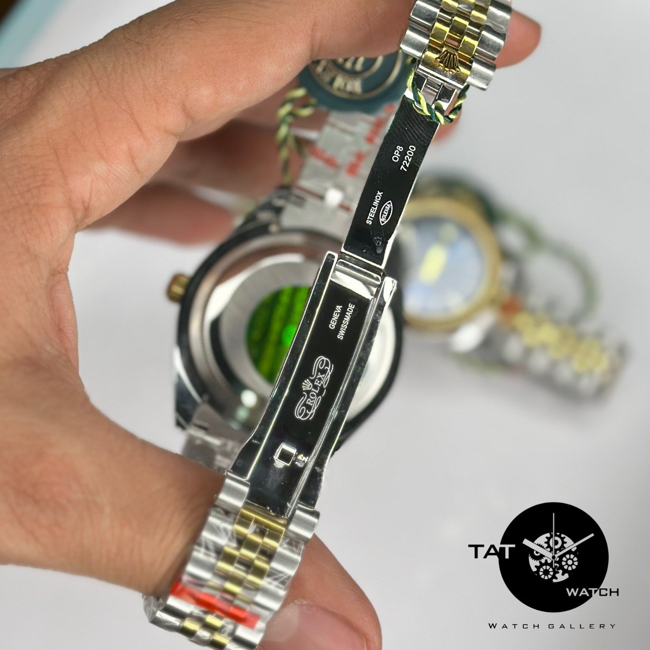 ساعت مردانه زنانه ست رولکس +++A دیت جاست موتور میوتا ژاپن یکسال جعبه ساعت مچی Rolex date just