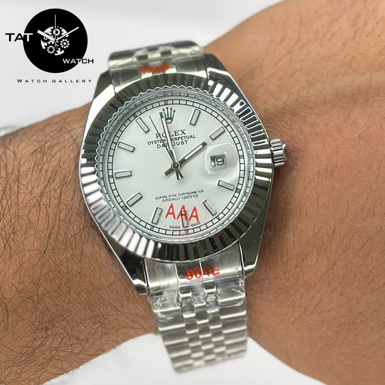 ساعت مردانه زنانه ست رولکس +++A دیت جاست موتور میوتا ژاپن یکسال جعبه ساعت مچی Rolex date just