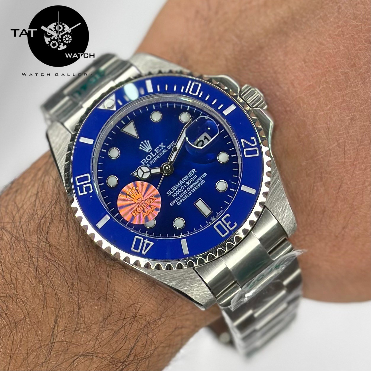 ساعت مردانه رولکس سابمارین موتور میوتا ژاپن یکسال جعبه در رنگبندی rolex ساعت مچی