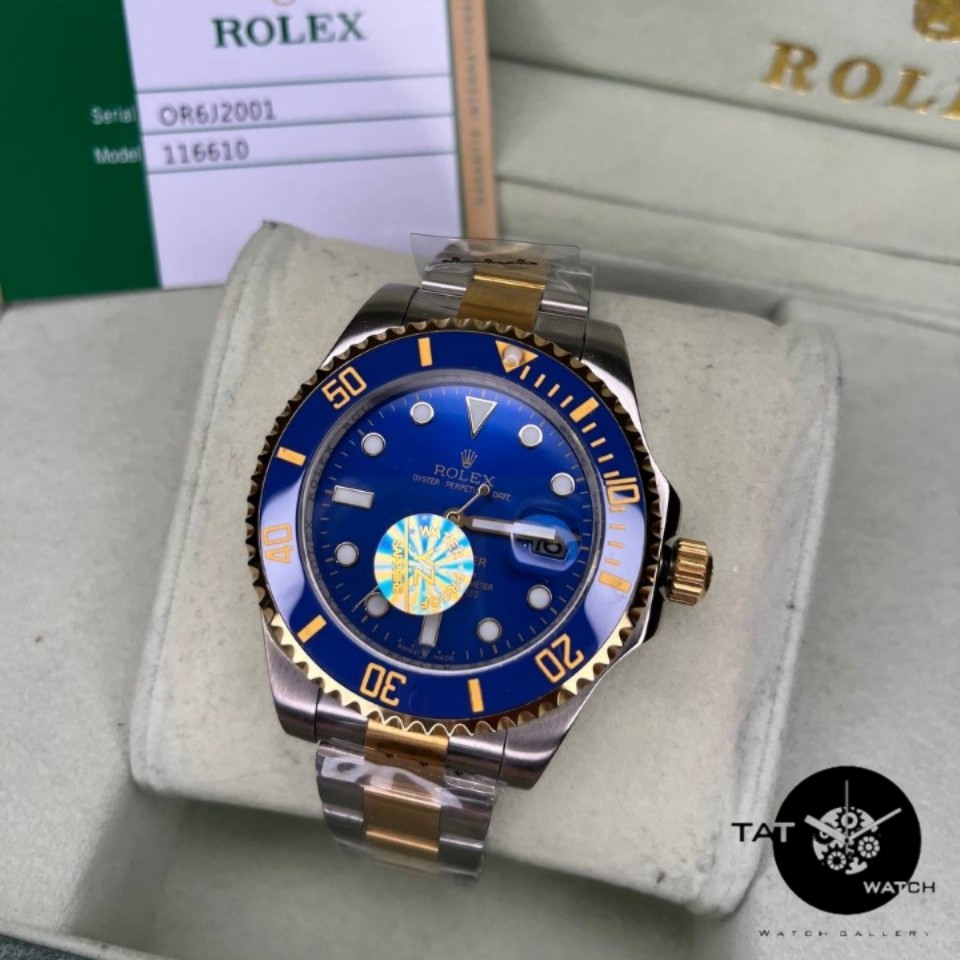ساعت مردانه رولکس سابمارین موتور میوتا ژاپن یکسال جعبه در رنگبندی rolex ساعت مچی