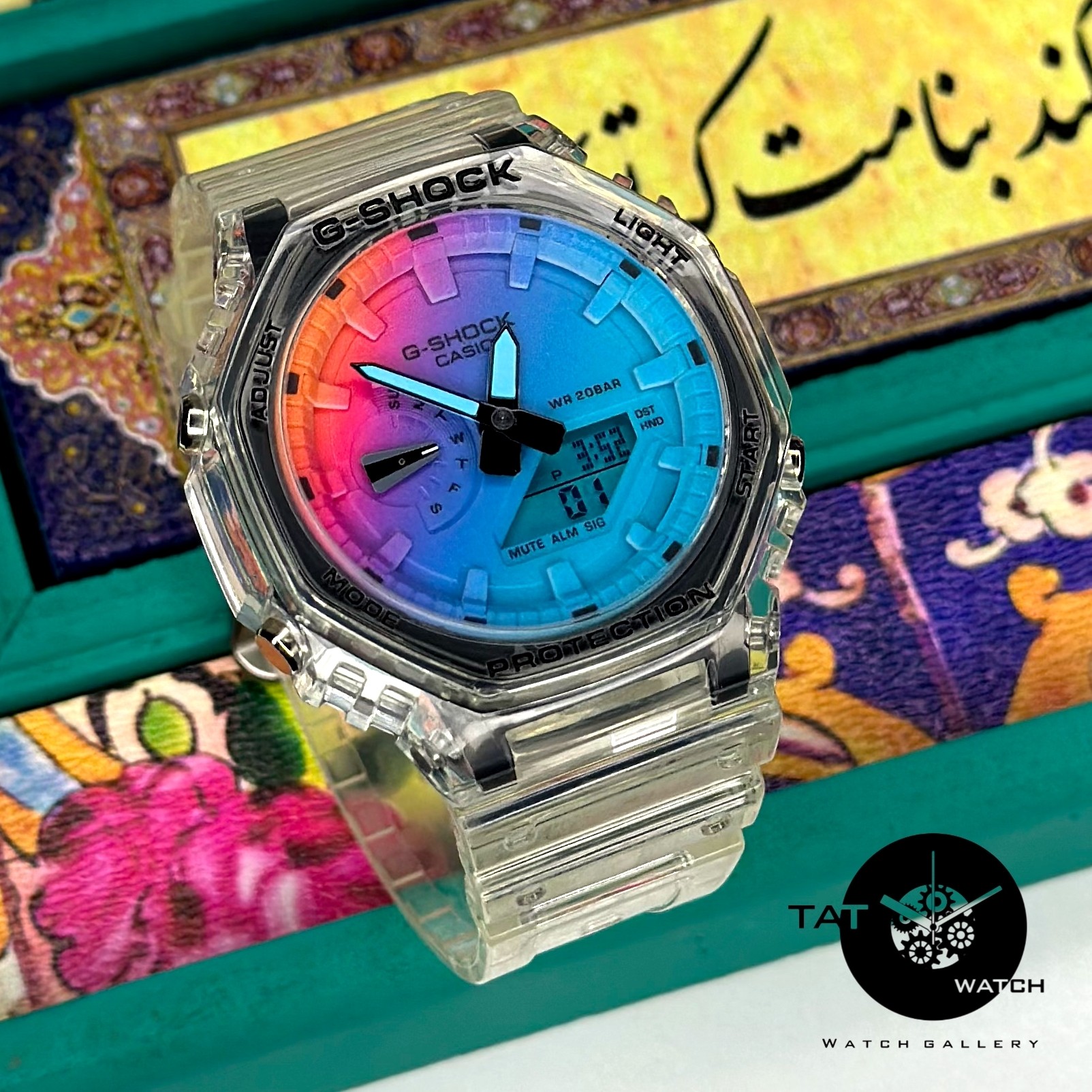 ساعت جی شاک Ga2100 یک سال جعبه G-Shock