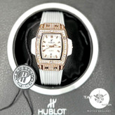 ساعت مچی زنانه هابلوت نگین دار جعبه رنگبندی Hublot
