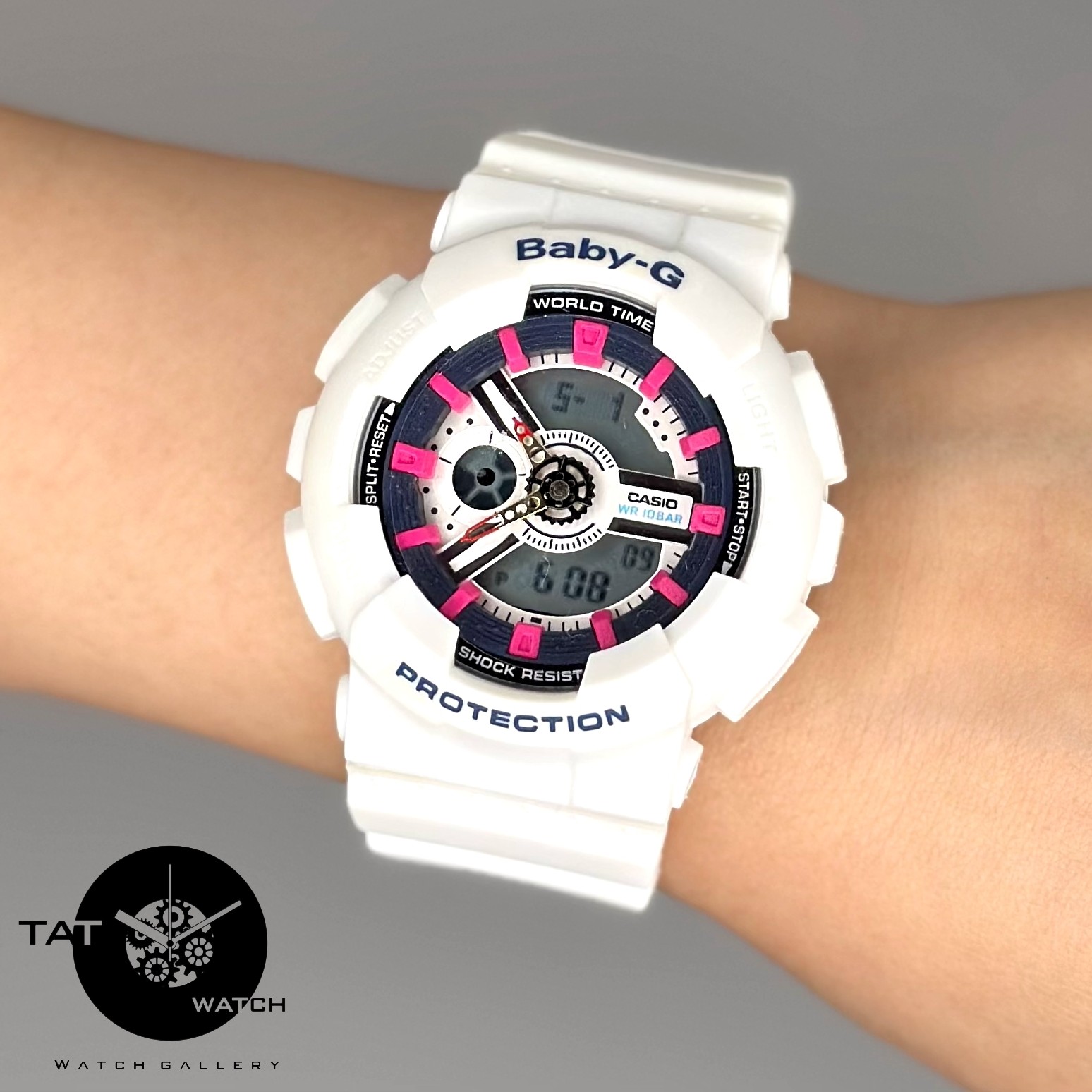 ساعت مچی زنانه بچگانه کاسیو بیبی جی 12ماه جعبه در رنگبندی Casio baby-g