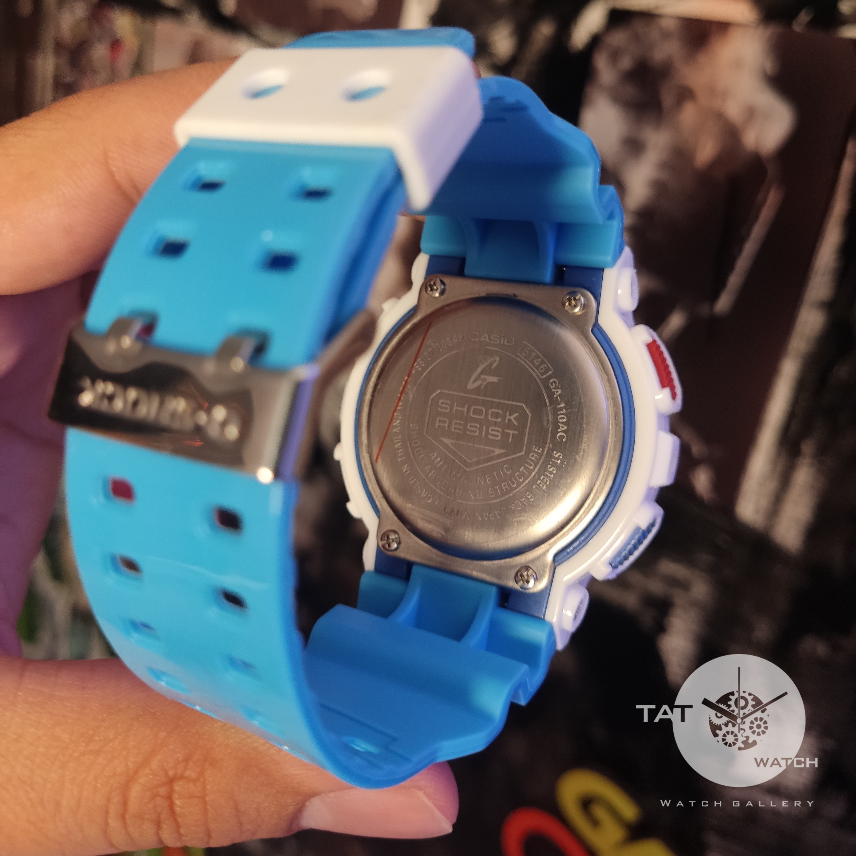 ساعت مچی جی شاک پلیس G-Shock Ga110 با یک سال جعبه جی شاک کیفیت مسترکوالیتی با 50 رنگبندی