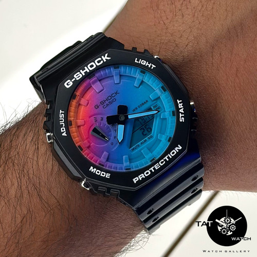 ساعت جی شاک مردانه زنانه Ga2100 موتور ژاپن تنظیم خودکار با کاسیو G-shock ساعت مچی